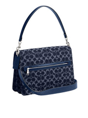 gmbar-belakang-Coach-Chain-Tabby-Shoulder-Bag-30-In-Signature-Denim-Deep-Blue-Multi