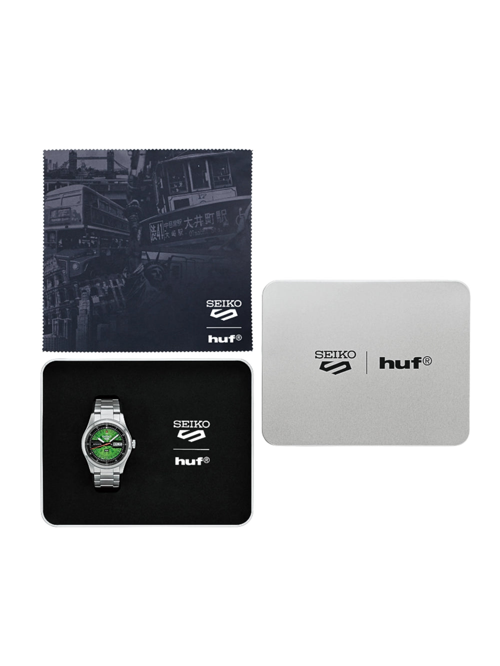 kelengkapan-Seiko-5-Sports-SRPM09K1-Watch-Field-Series-HUF-Limited-Edition