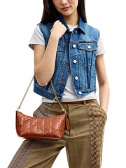 on-model-1-Coach-Caitlin-Shoulder-Bag-With-Quilting-And-Charm-Cinnamon