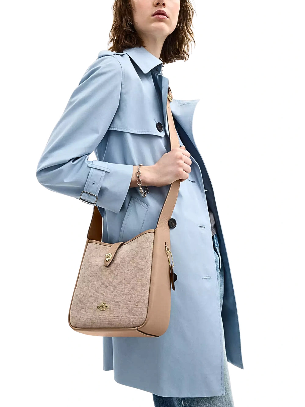 on-model-1-Coach-Hadley-Convertible-Crossbody-Bag-With-Signature-Canvas-Dark-Natural-Multi