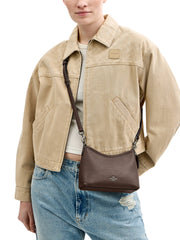 on-model-1-Coach-Laurel-Small-Shoulder-Bag-Dark-Stone