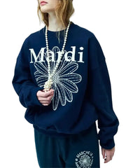 on-model-1-Mardi-Mercredi-Sweatshirt-Flowermardi-Needlework-Navy-Cream