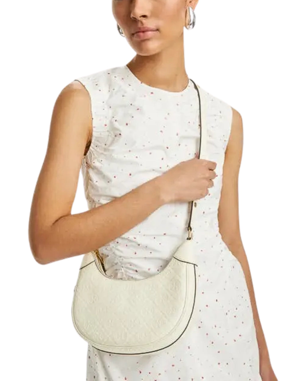 on-model-1-Tory-Burch-T-Monogram-Leather-Crescent-Bag-New-Ivory