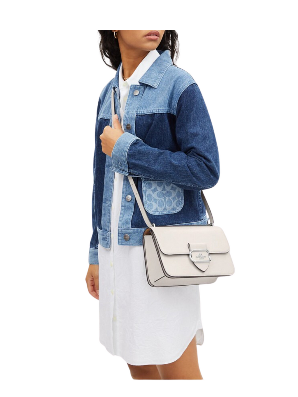 on-model-2-Coach-Large-Morgan-Square-Crossbody-Chalk