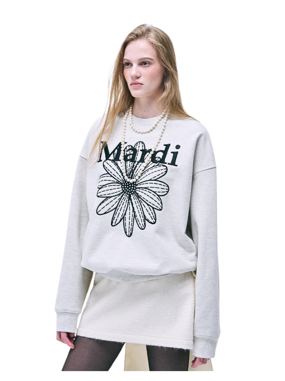 on-model-3-Mardi-Mercredi-Sweatshirt-Flowermardi-Needlework-Oatmeal-Black