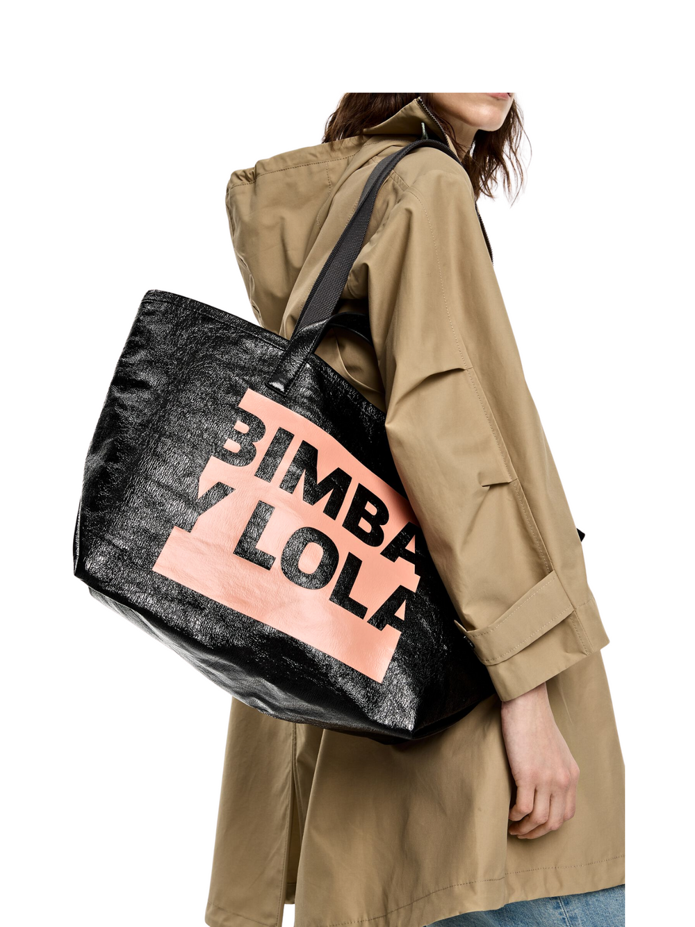 on-model-BYL-Black-Large-Logo-Shopper-Bag