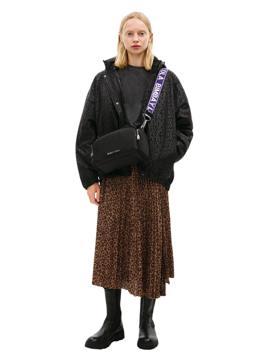 on-model-BYL-Medium-Black-Crossbody-Bag-Strap-Purple