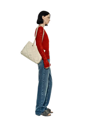 on-model-BYL-Medium-Stone-Padded-Nylon-Shopper-Bag