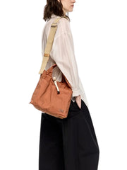 BYL Small Burnt Orange Nylon Paper Bag