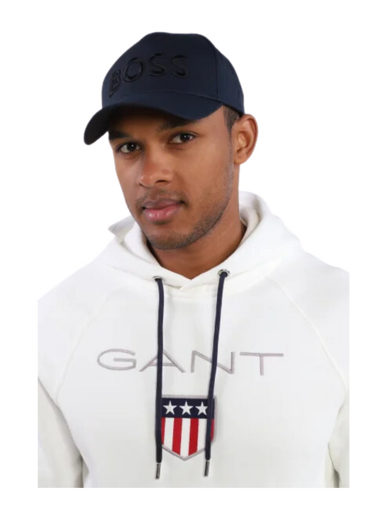 on-model-Boss-Baseball-Cap-Sevile-4-Embroidered-Logo-Navy