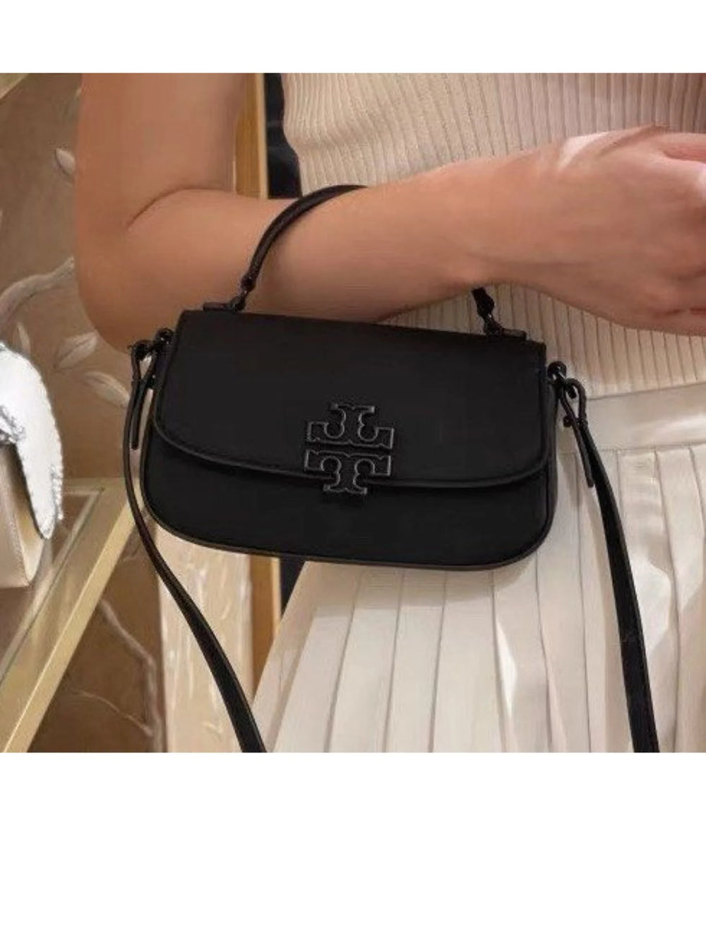 on-model-Burch-Britten-Matte-Mini-Top-Handle-BlackWEBP