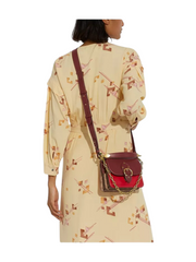 on-model-Coach-Beat-18-Leather-Colorblock-Gusset-Crossbody-Tan-Electric-Red