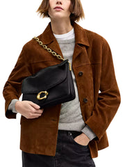 on-model-Coach-Chain-Tabby-Shoulder-Bag-30-Black