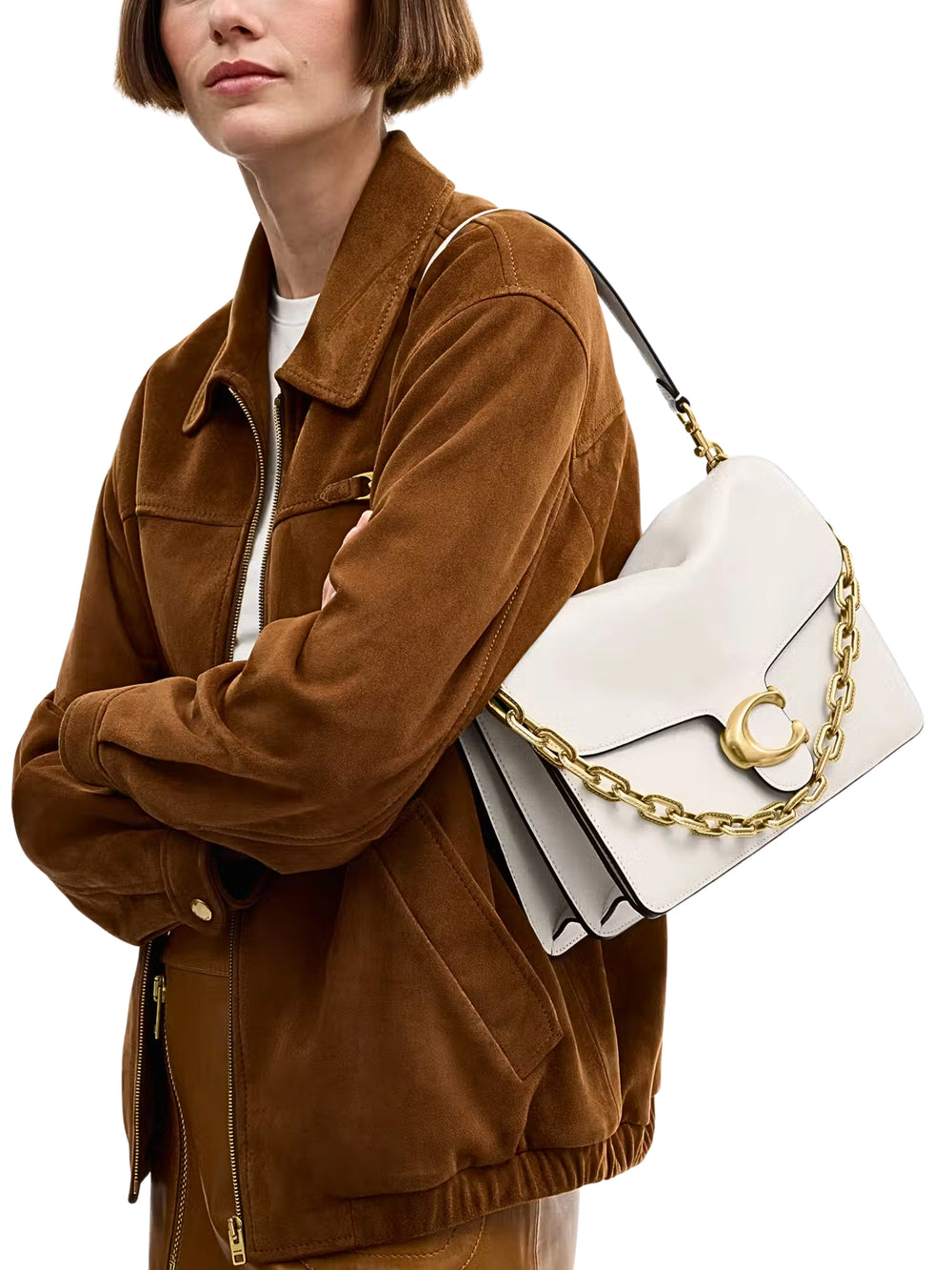 on-model-Coach-Chain-Tabby-Shoulder-Bag-30-Chalk
