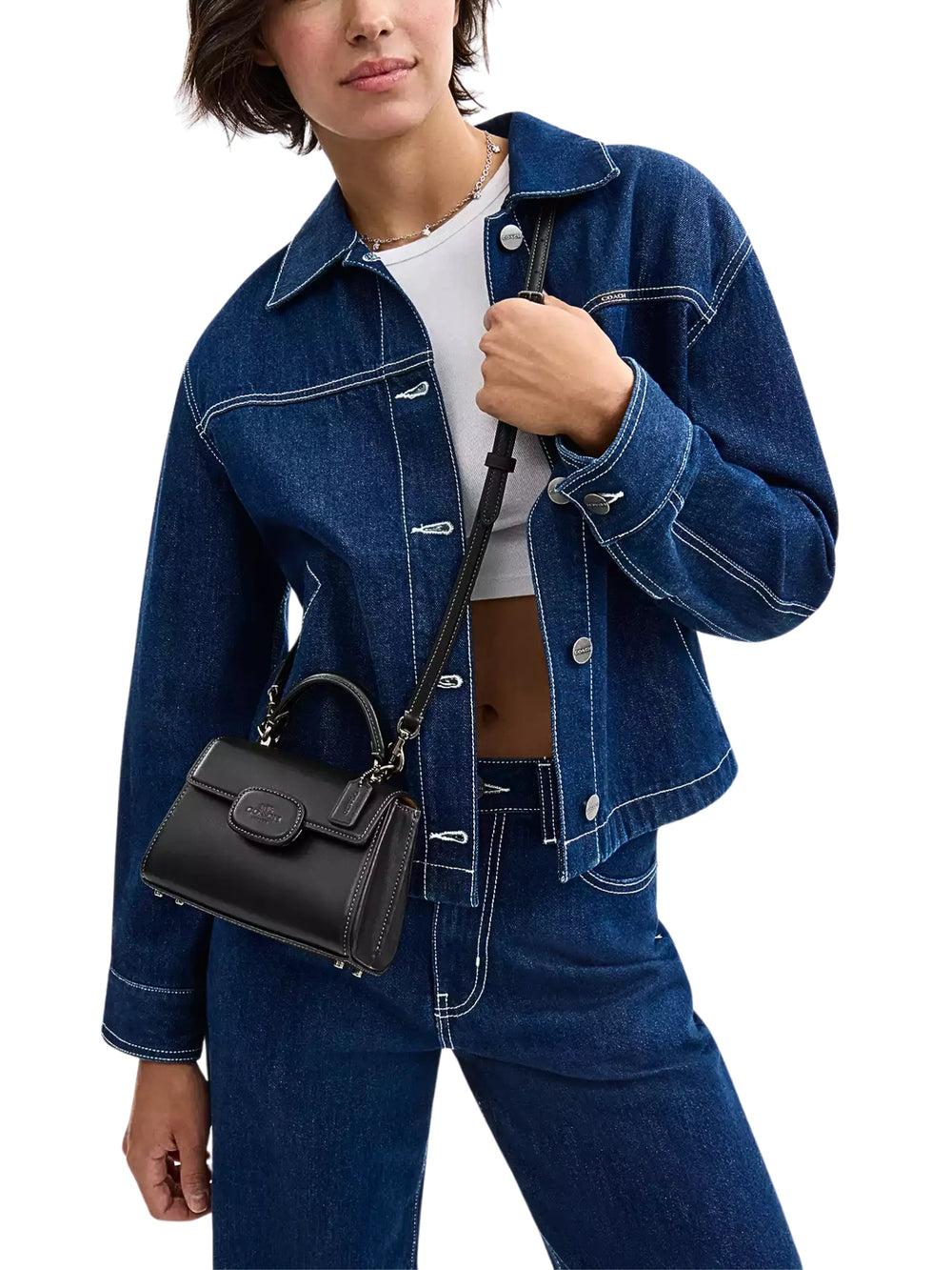 on-model-Coach-Eliza-Mini-Top-Handle-Bag-Black