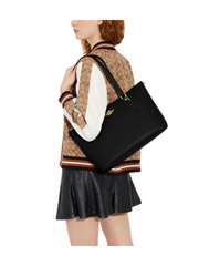 on-model-Coach-Gallery-Tote-Bag-In-Black
