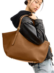 on-model-Coach-Gramercy-Tote-Bag-Honey-Brown