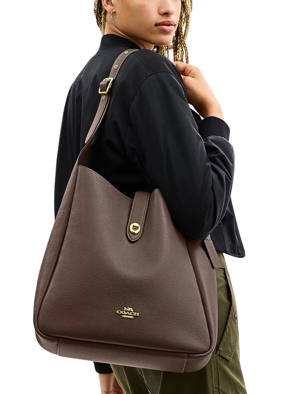 on-model-Coach-Hadley-Large-Shoulder-Bag-Dark-Stone