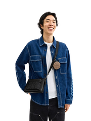 on-model-Coach-Holden-Crossbody-In-Blocked-Signature-Canvas-Charcoal-Tan-Black