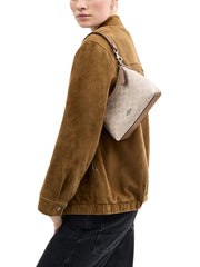on-model-Coach-Laurel-Small-Shoulder-Bag-In-Signature-Canvas-Sand-Taupe