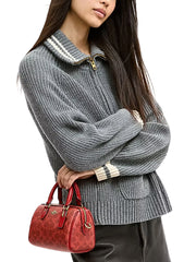 on-model-Coach-Mini-Rowan-Crossbody-Bag-In-Signature-Canvas-Crimson