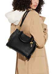 on-model-Coach-Rogue-Bag-25-In-Pebble-Leather-Black