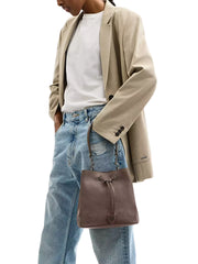 on-model-Coach-Rowan-Bucket-Bag-Dark-Stone
