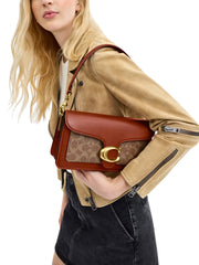on-model-Coach-Tabby-Shoulder-Bag-26-In-Signature-Canvas-Tan-Caramel