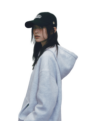 on-model-Emis-Foot-Print-Ball-Cap-Black