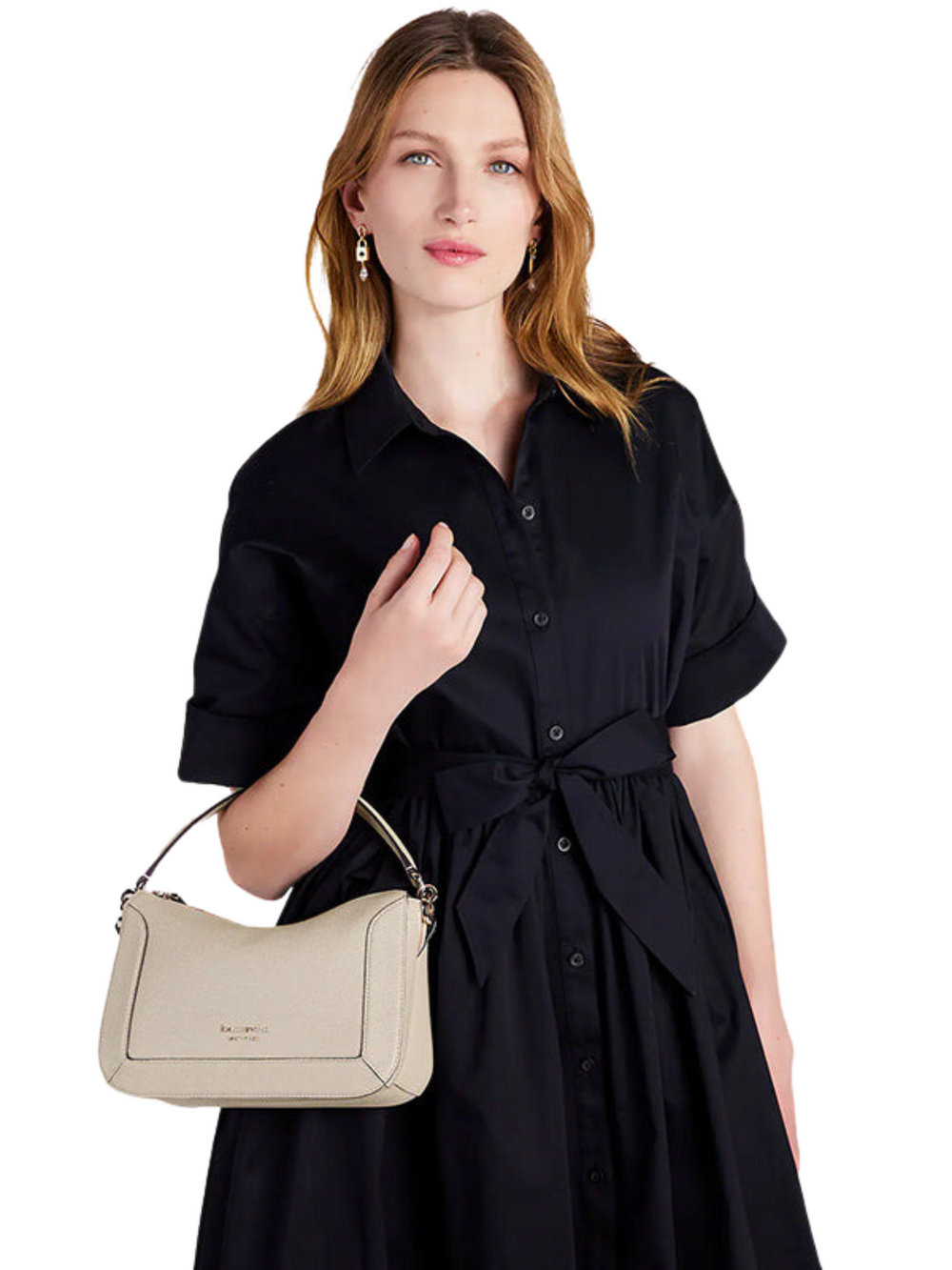 on-model-Kate-Spade-Crush-Medium-Crossbody-Bag-Mushroom