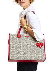 on-model-Kate-Spade-Flower-Coated-Canvas-Large-Market-Tote-Cherry-Rouge-Multi