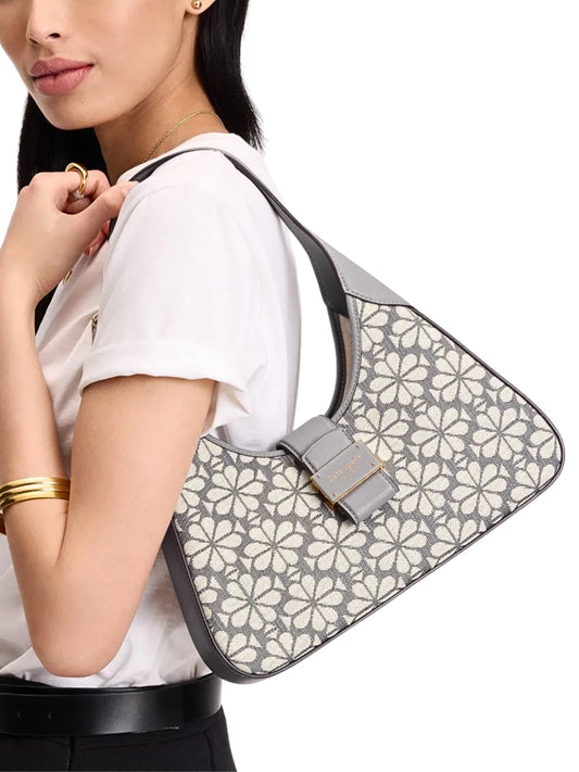 on-model-Kate-Spade-Flower-Jacquard-Nouveau-Small-Shoulder-Bag-Grey-Multi