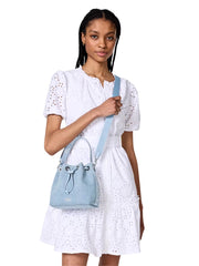 on-model-Kate-Spade-Kip-Denim-Bucket-Bag-Blue-Multi