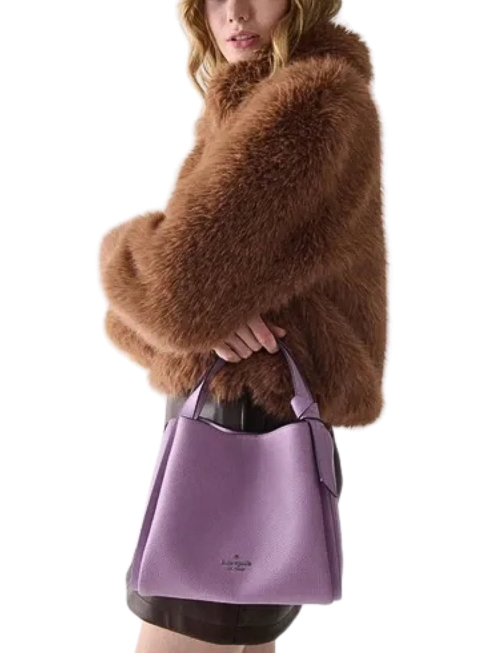 on-model-Kate-Spade-Knott-Convertible-Carryall-Bag-Purple