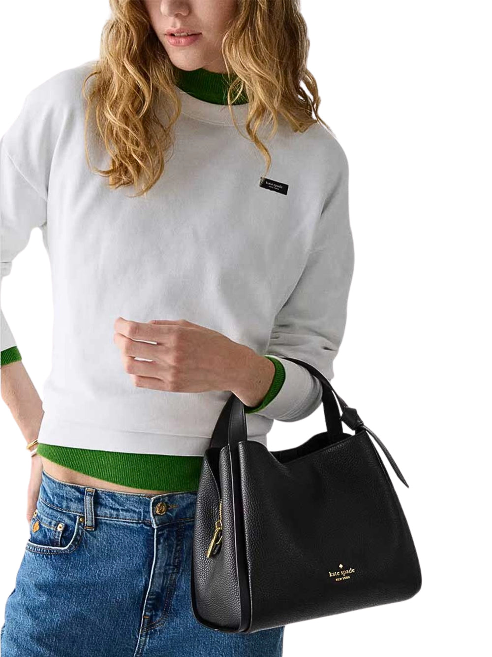 on-model-Kate-Spade-Knott-Convertible-Carryall-Tote-Bag-Black