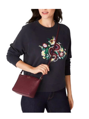 on-model-Kate-Spade-Monica-Crossbody-Bag-Deep-Berry