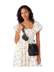 on-model-Kate-Spade-Rosie-Mini-Bucket-Bag-Black