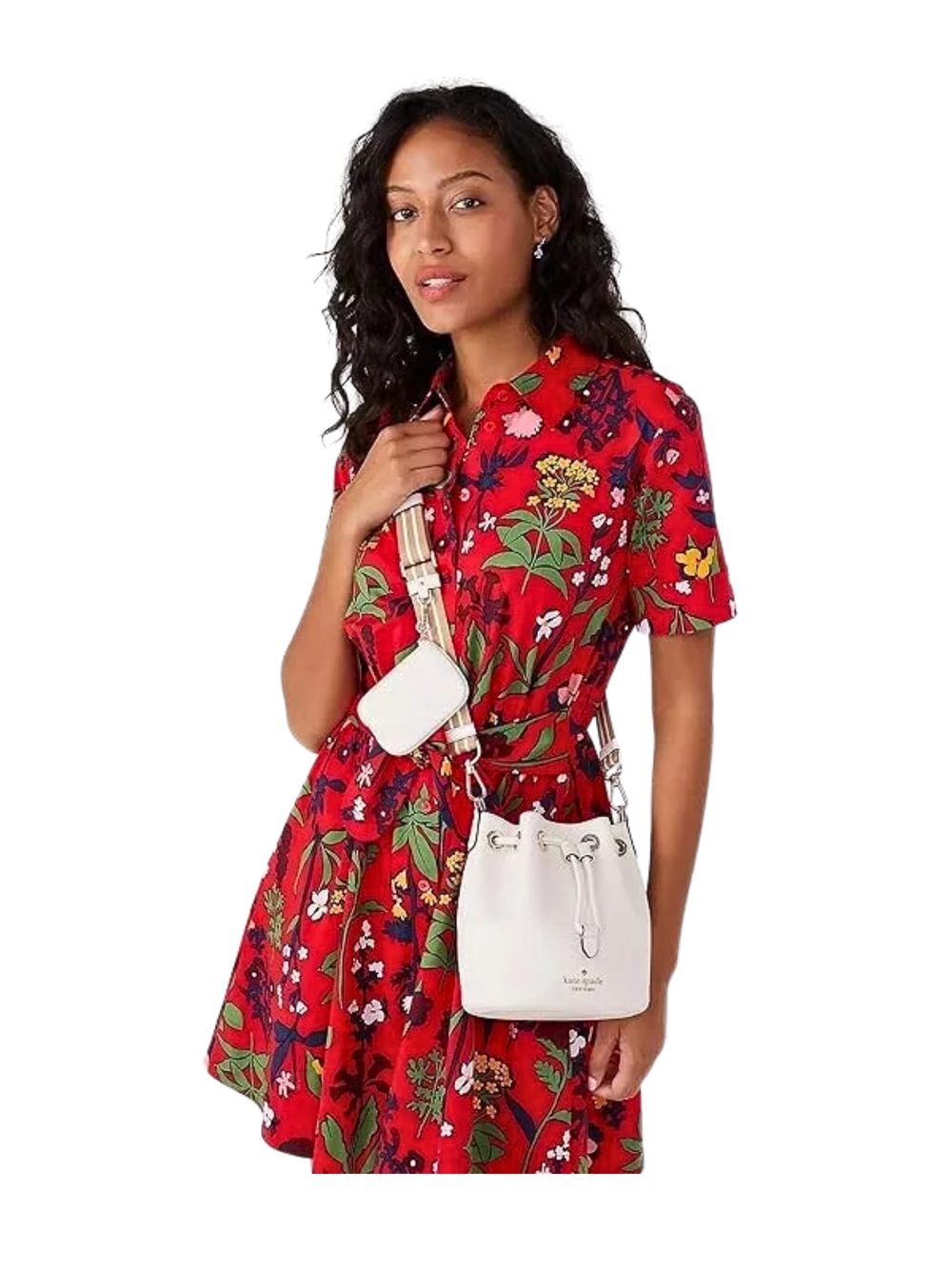 on-model-Kate-Spade-Rosie-Mini-Bucket-Bag-Parchment