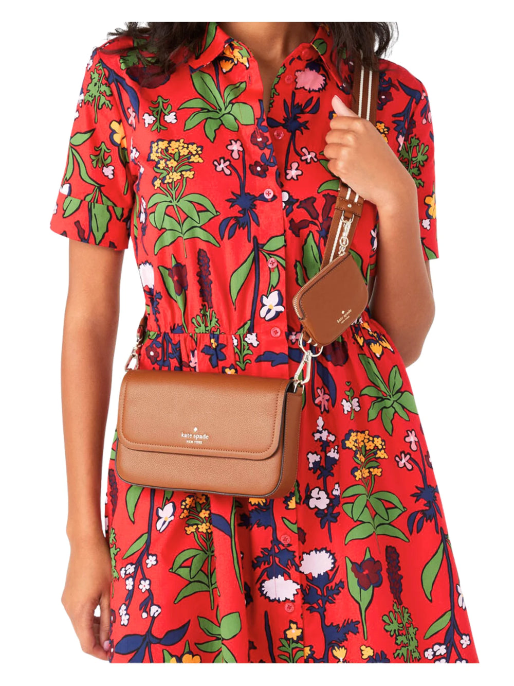 on-model-Kate-Spade-Rossie-Small-Flap-Leather-Crossbody-Warm-Ginger