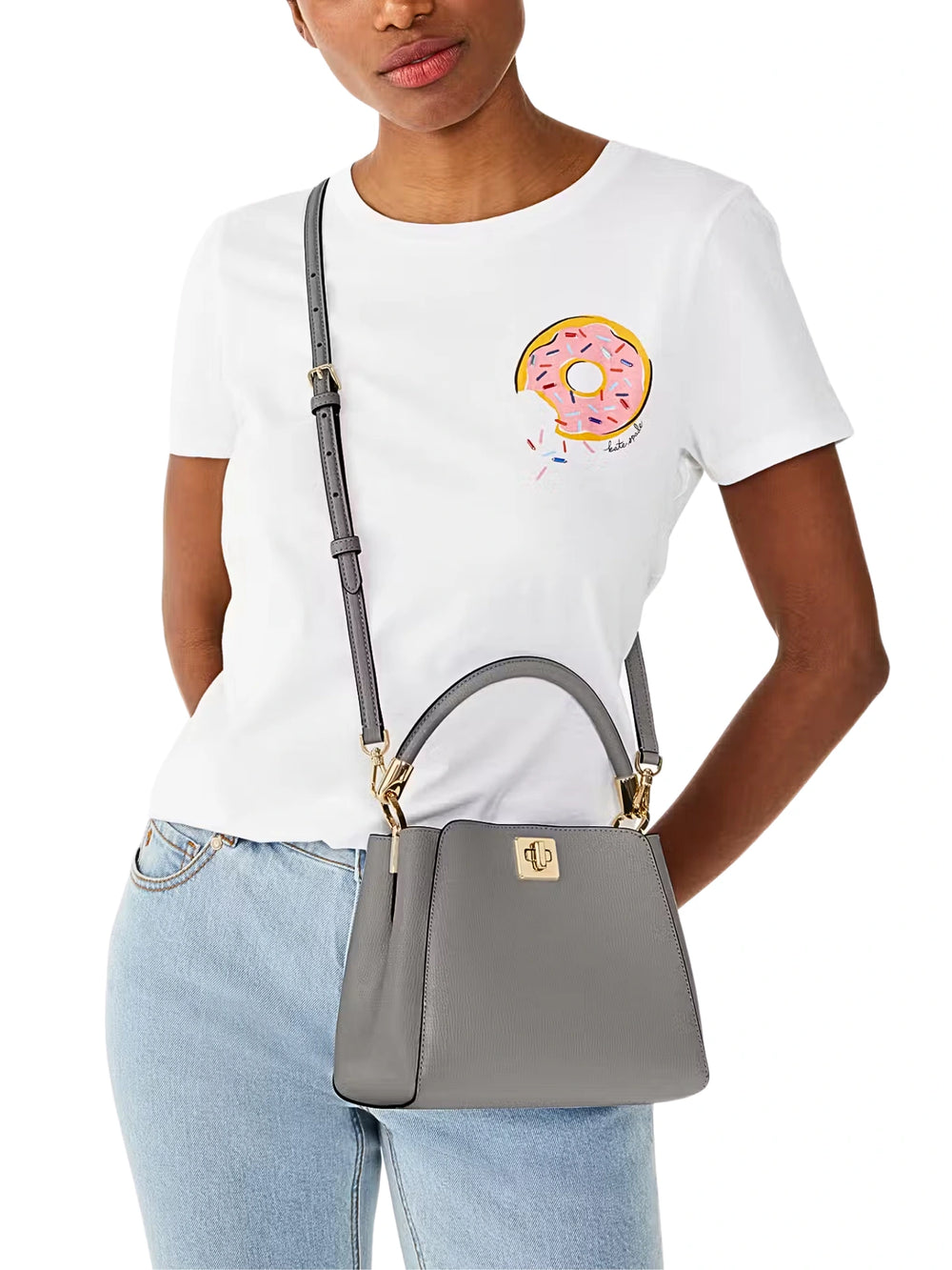 on-model-Kate-Spade-Spade-Phoebe-Small-Top-Handle-Bag-Hare-Grey-balilene