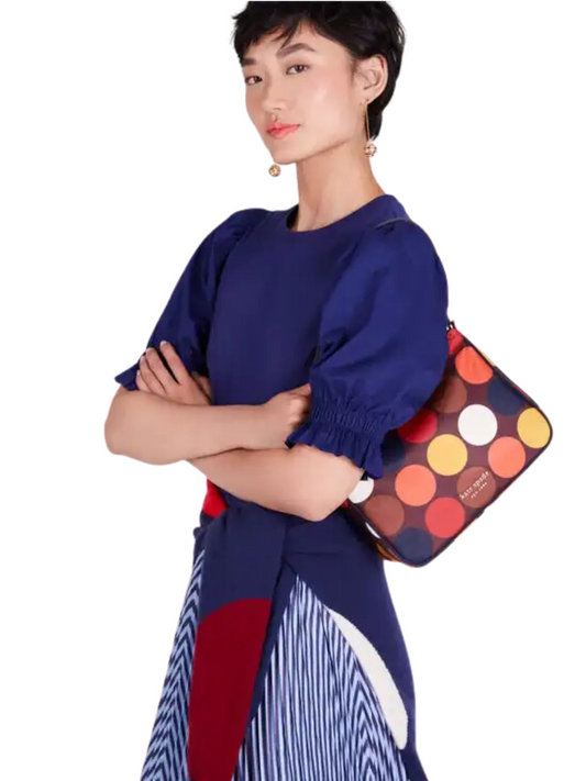 on-model-Kate-Spade-The-Little-Better-Sam-Dot-Party-Small-Shoulder-Bag-Multi_Balilene