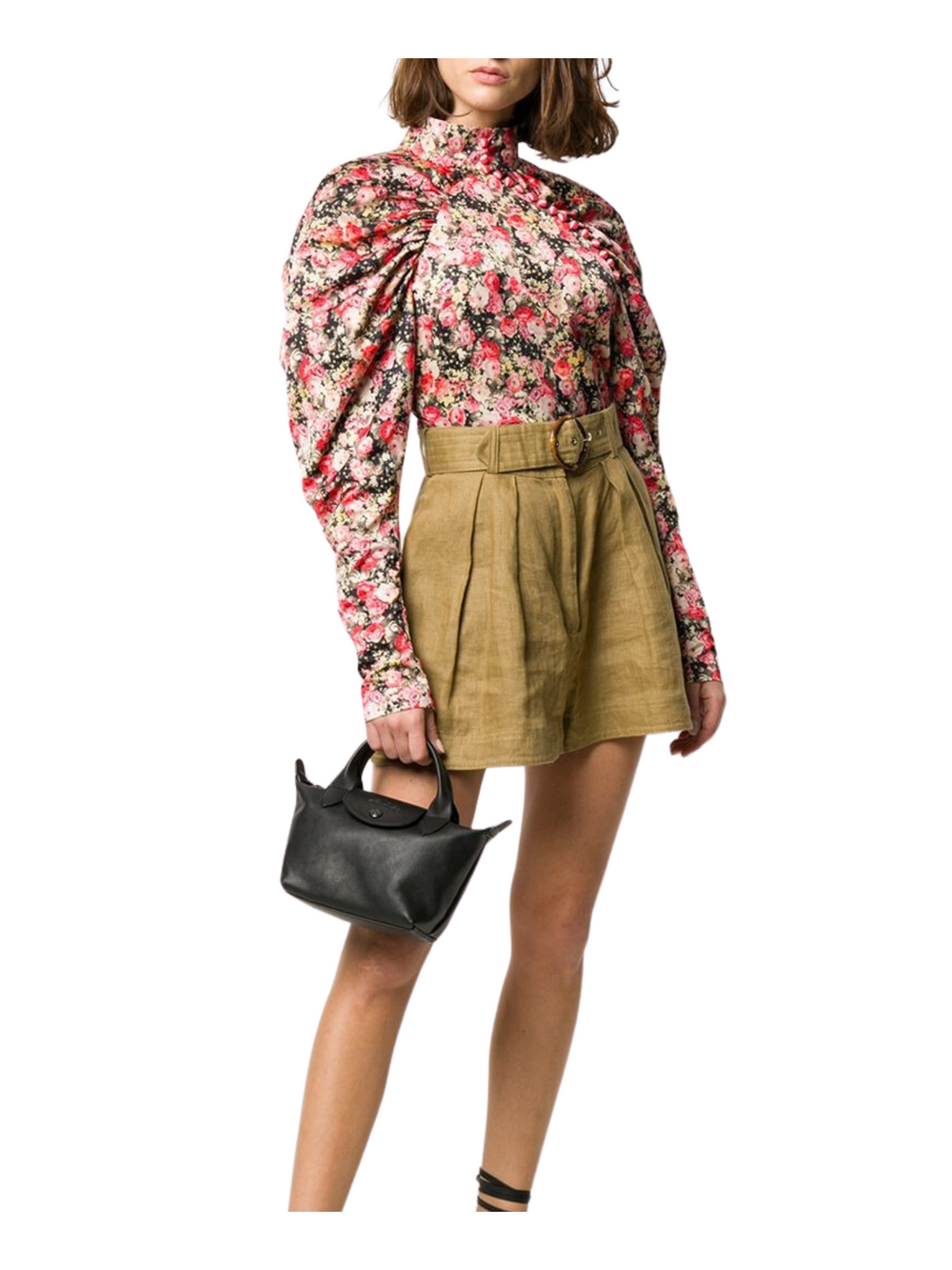 on-model-Longchamp-Le-Pliage-Xtra-XS-Handbag-Black