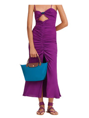 on-model-Longchamp-le-Pliage-Original-Small-Top-Handle-Bag-Cobalt