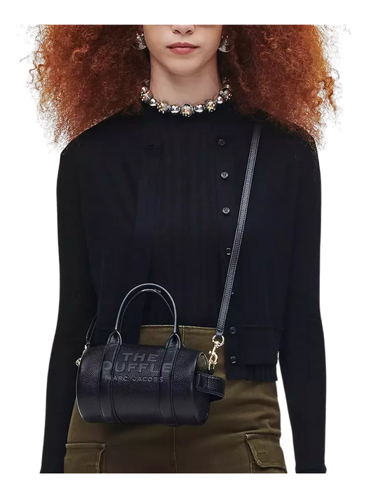 on-model-Marc-Jacobs-The-Duffle-Mini-Leather-Bag-Black