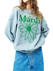 on-model-Mardi-Mercredi-Sweatshirt-Flowermardi-Grey-Green