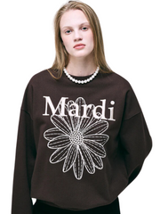 on-model-Mardi-Mercredi-Sweatshirt-Flowermardi-Needlework-Brown-Cream
