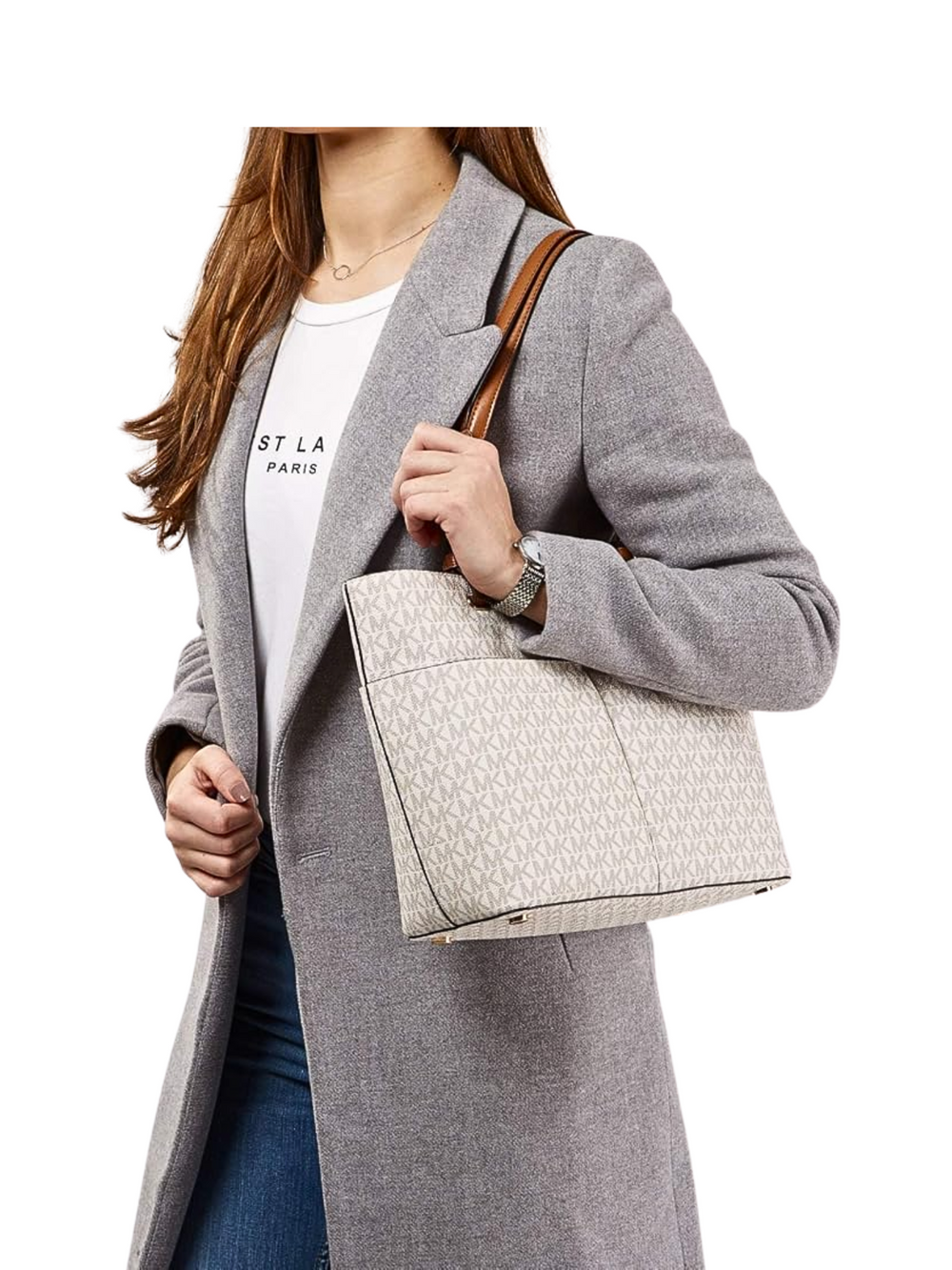 on-model-Michael-Kors-Bedford-Medium-Logo-Tote-Bag-Vanilla