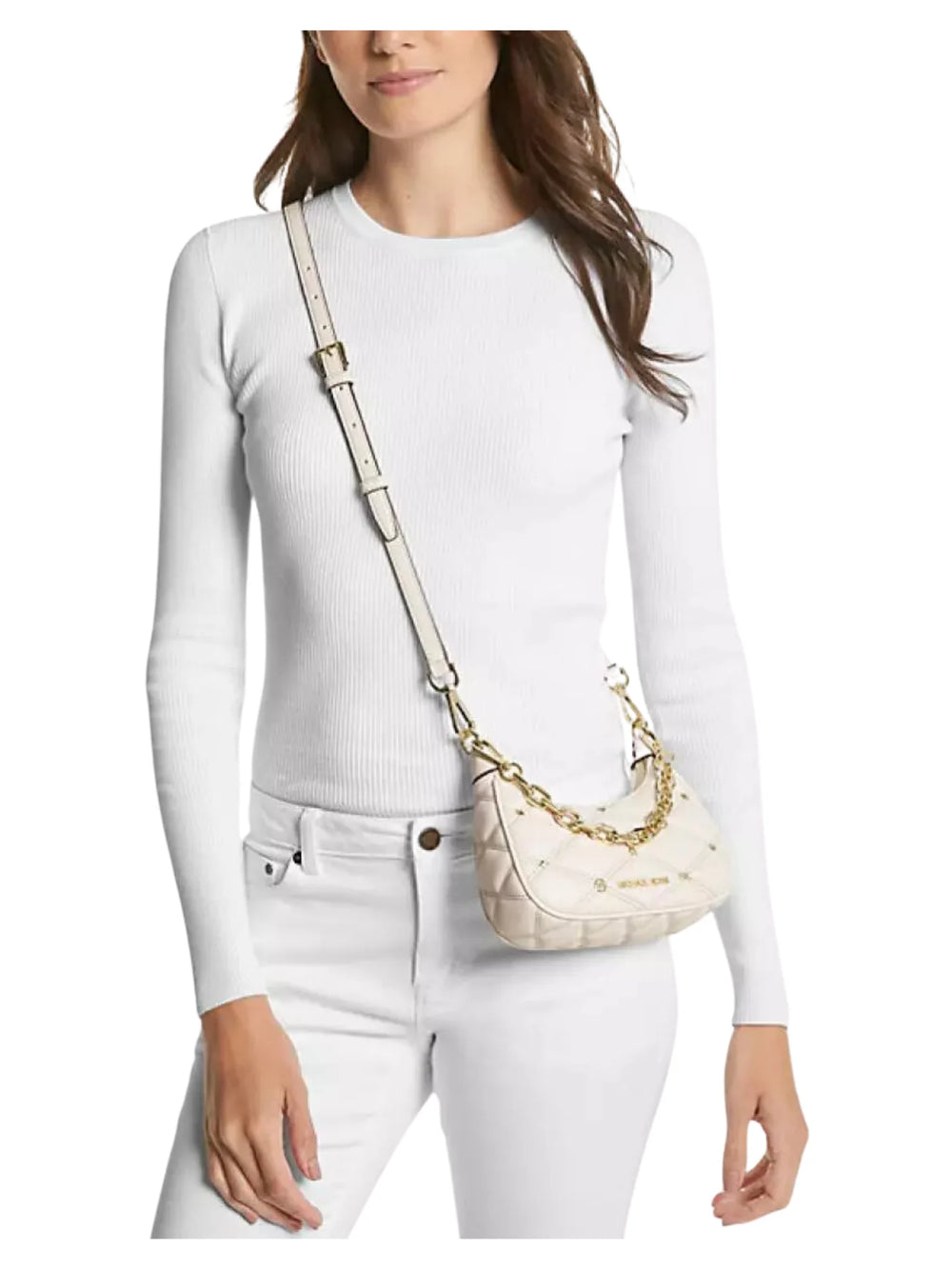 on-model-Michael-Kors-Cora-Mini-Zip-Pouchette-Light-CreamWEBP