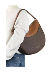 on-model-Michael-Kors-Dover-Large-Half-Moon-Shoulder-Bag-_Signature-Brown
