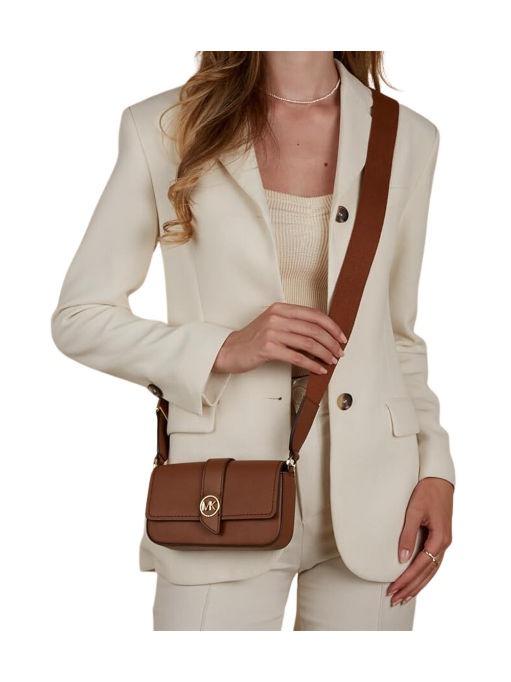 on-model-Michael-Kors-Greenwich-Extra-Small-Saffiano-Leather-Luggage